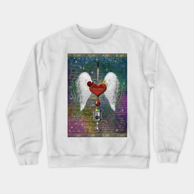 Holy Grail Bloodline Crewneck Sweatshirt by PurplePeacock